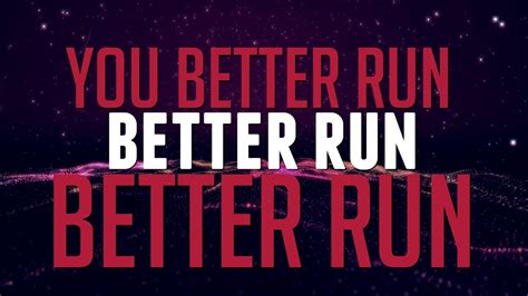 run better run lyrics